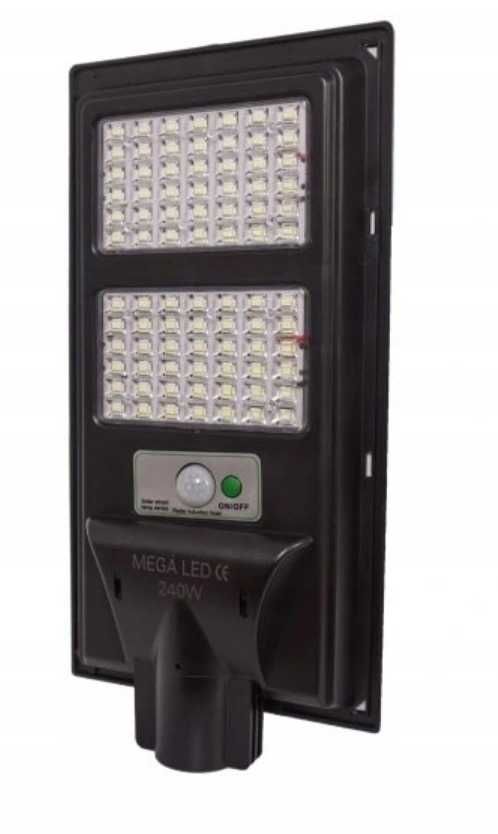 Lampa latarnia LED solarna uliczna 240W 10Ah