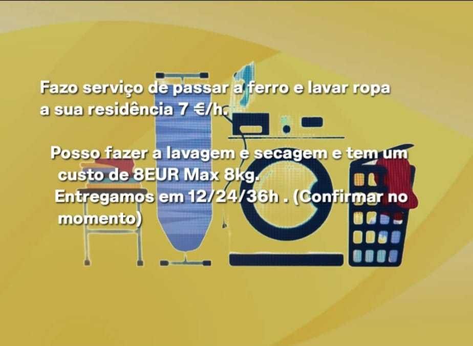 Serviço de Engomadoria e lavandaria