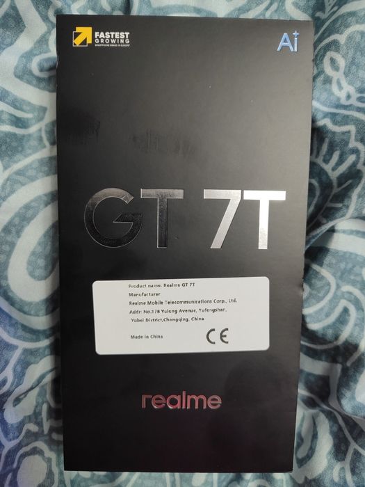 Realme GT7T - 12 GB / 256 niebieski nowy sprzedam lub zamienie