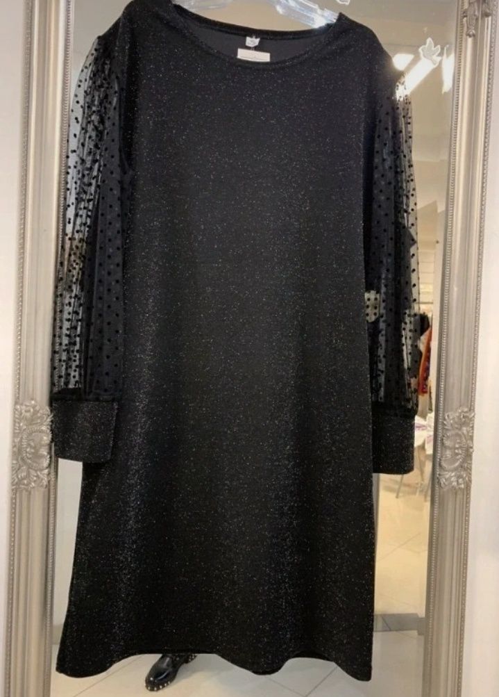 Nowa sukienka Sylwestrowa z brokatem rozmiar 6XL