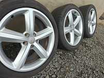 Koła LETNIE,ALUFELGI 18 5x112 ORYGINAŁ Audi S-Line A4 B7,B8,B9,A6 C6