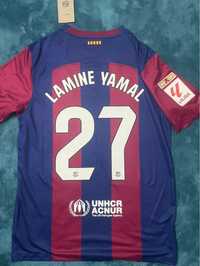 Koszulka piłkarska #27 LAMINE YAMAL FC Barcelona domowa sezon 2023/24