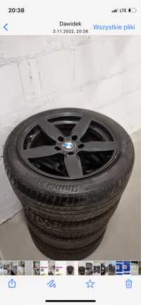 Felgi z oponami letnimi Bridgestone rozstaw 5x120 do BMW  17 cali