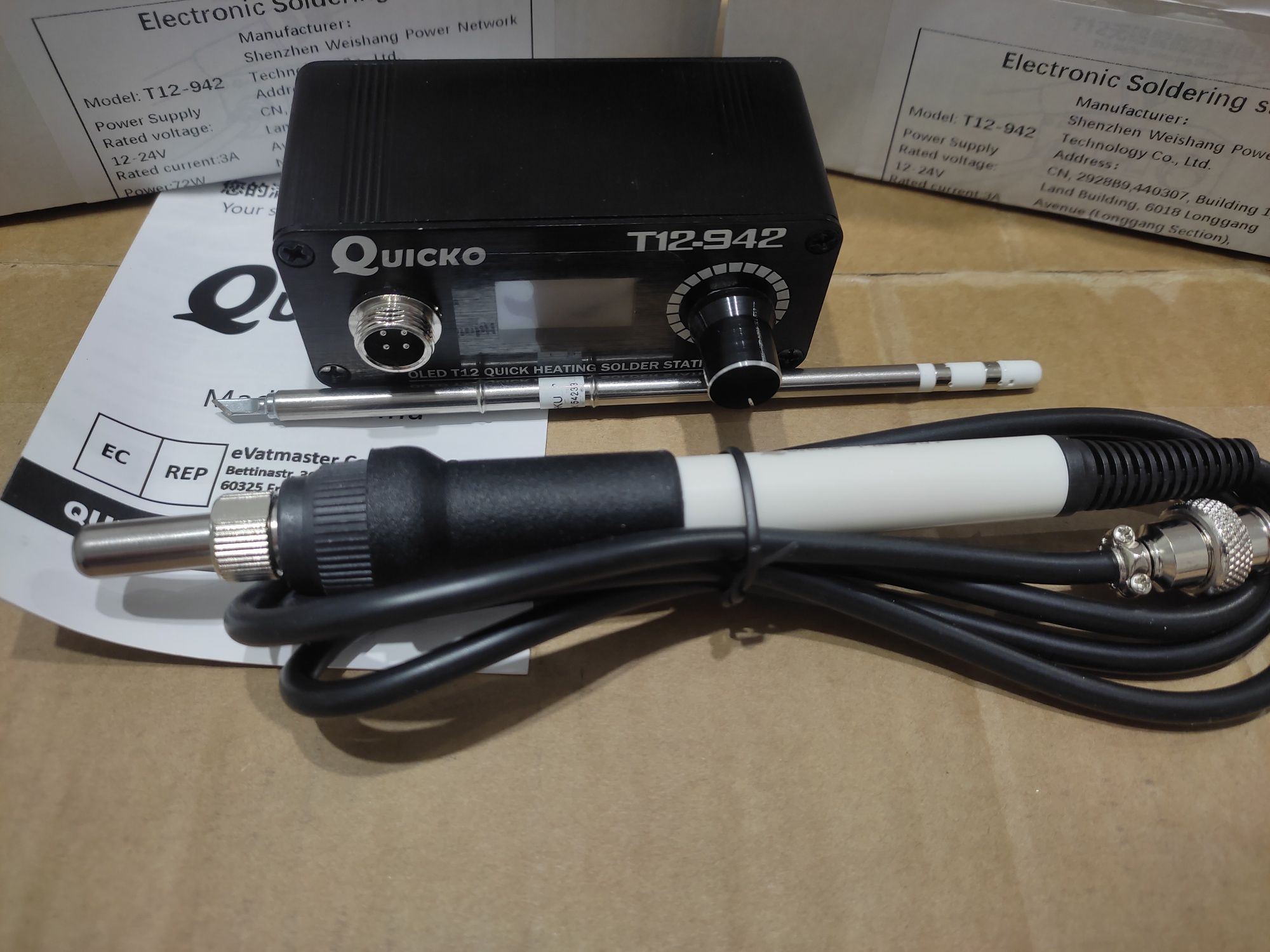 Паяльна станция T12 Quicko v3.8 новая
