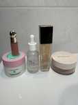 Zestaw kosmetyków drogich używanych rare beauty lancome sephora frankl