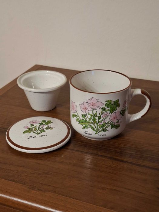 Ceramiczny kubek do parzenia ziół