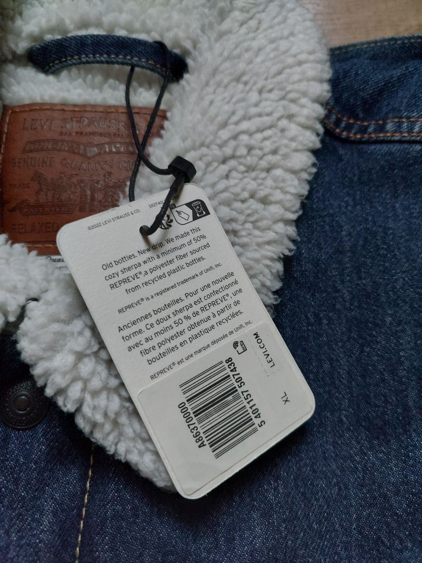 NOWY Bezrękawnik Trucker Sherpa Levi's Premium Quality
