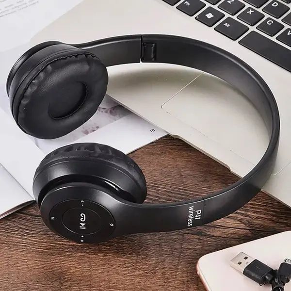 Беспроводные Bluetooth наушники MDR P47 блютуз наушники с плеером