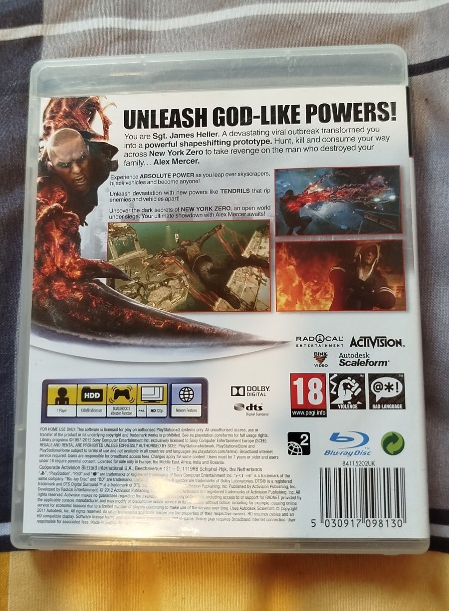 Prototype 2 gra ps3