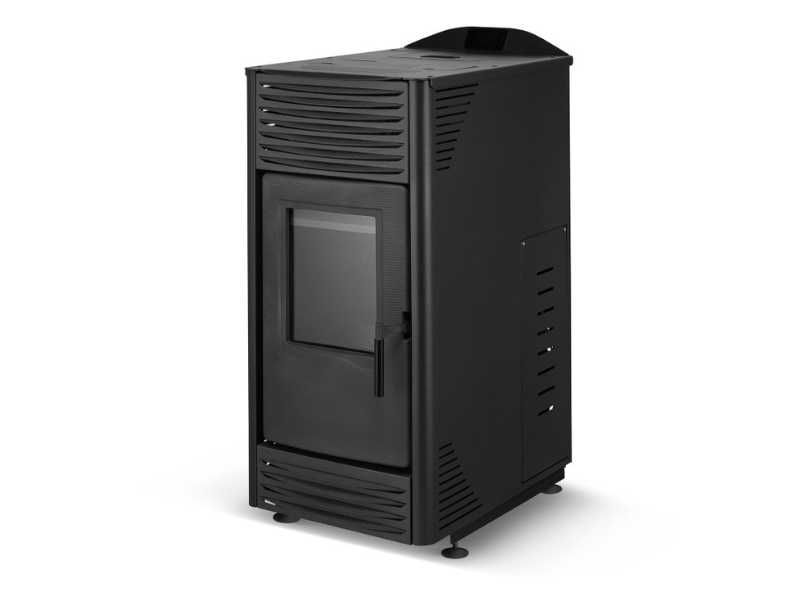 Piec na pellet z płaszczem wodnym Termomont TOBY H 15kW Czarny A++