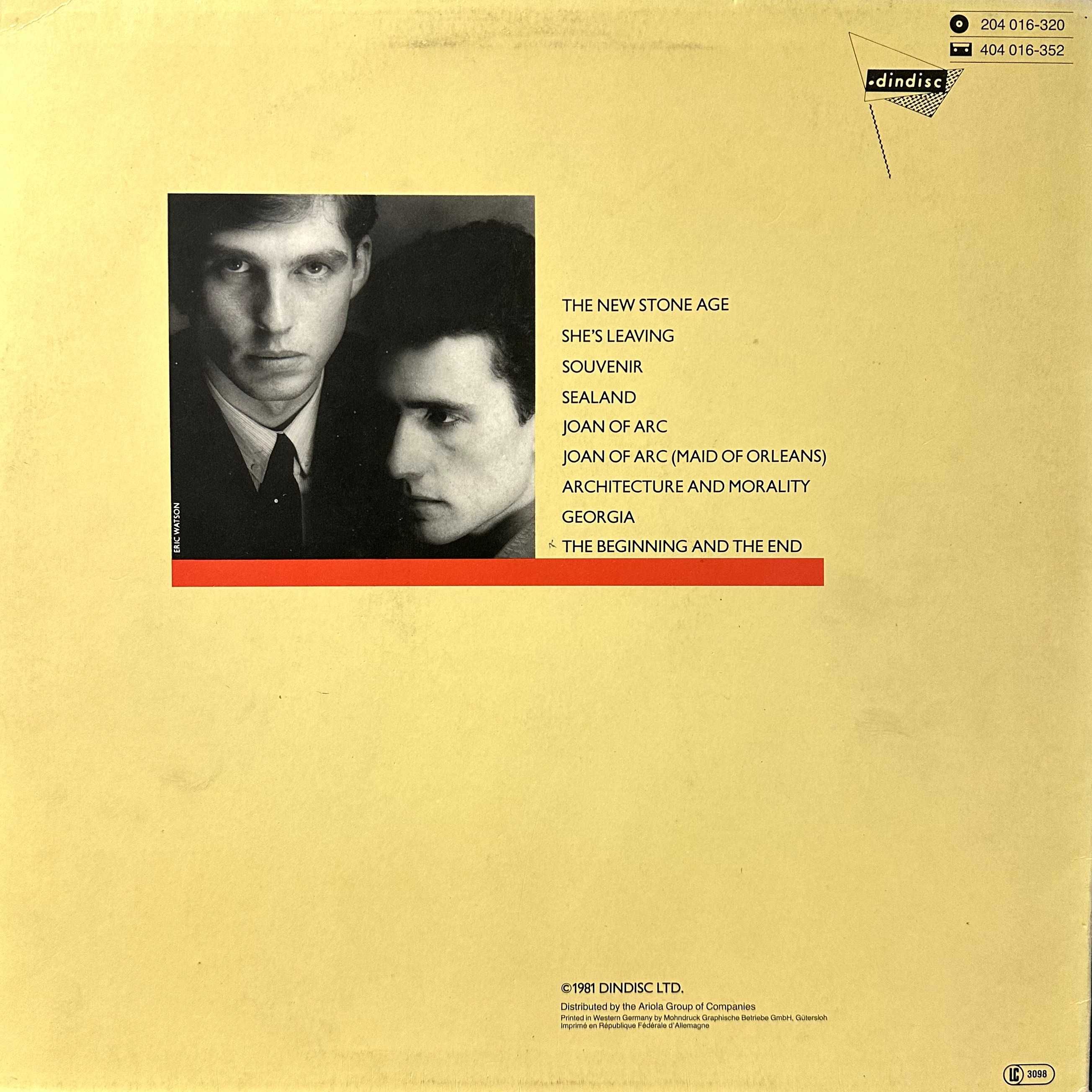 Orchestral Manoeuvres - Architecture & Morality (Vinyl, 1981, Germany)