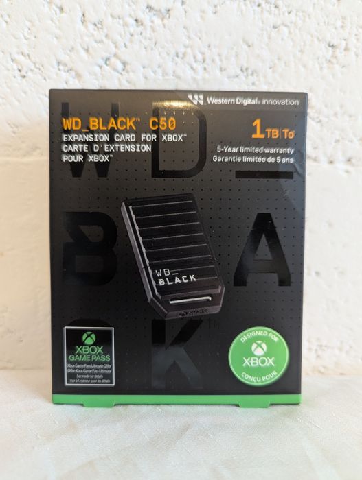 SSD накопичувач WD Black 1 TB C50 for Xbox + Безкоштовна доставка!