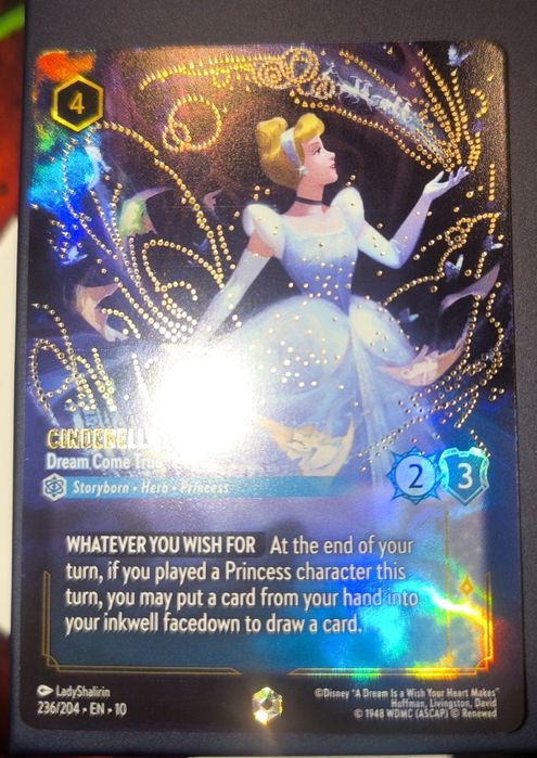 Lorcana - Cinderella - Dream Come True - enchanted