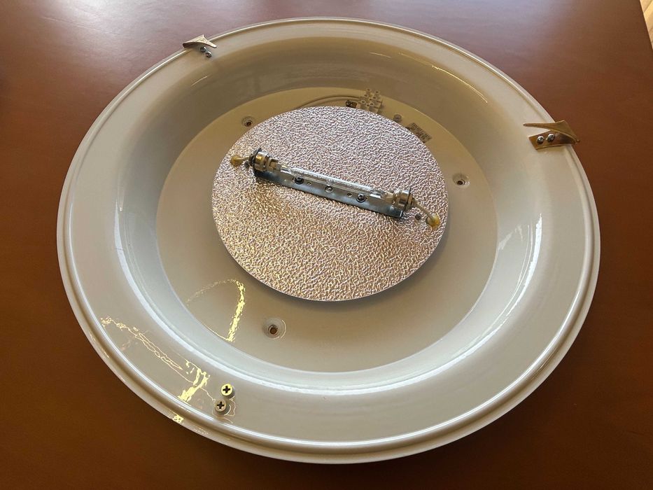 Plafond de Teto em Metal e Vidro - Boa qualidade