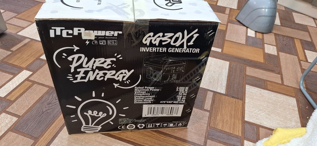 Продам Новый Генератор бензиновий ITC Power GG30Xi