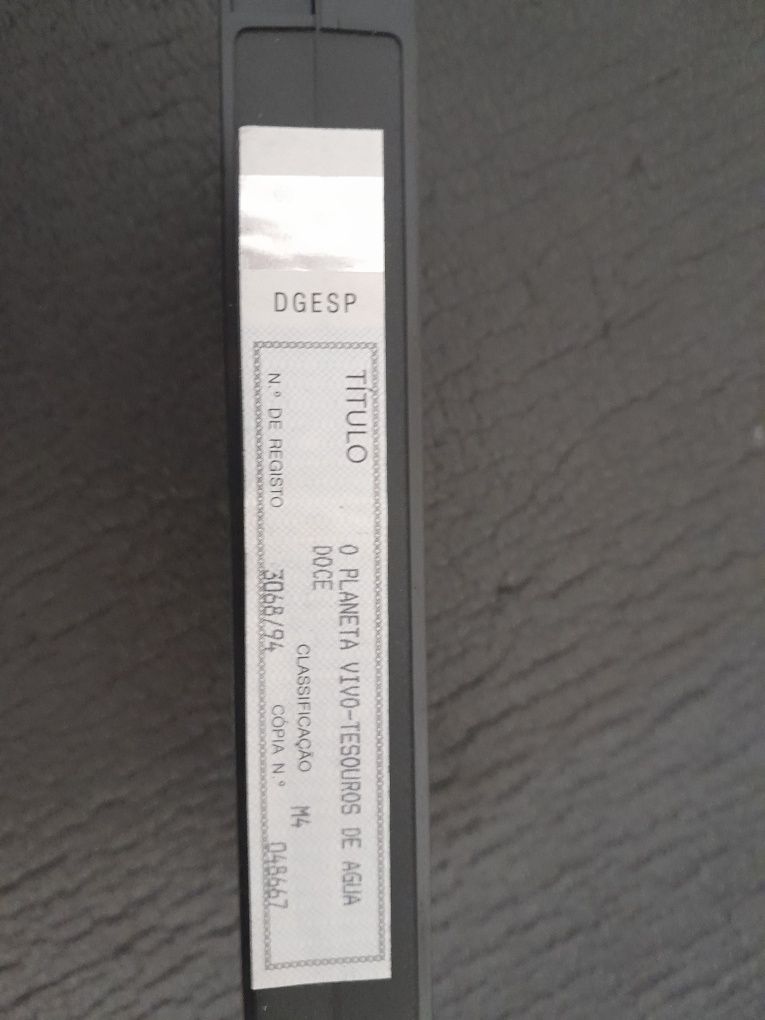 Cassetes vhs desafios da vida