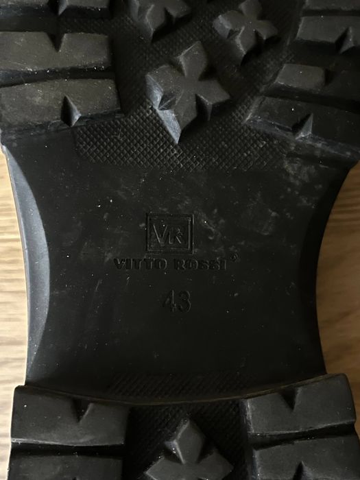 Лоферы Vitto Rossi мужские черные мокасины