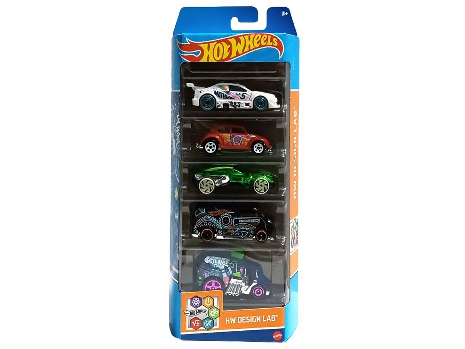 Autka Hot Wheels - HW Design LAB - 5 pak (HLY72)