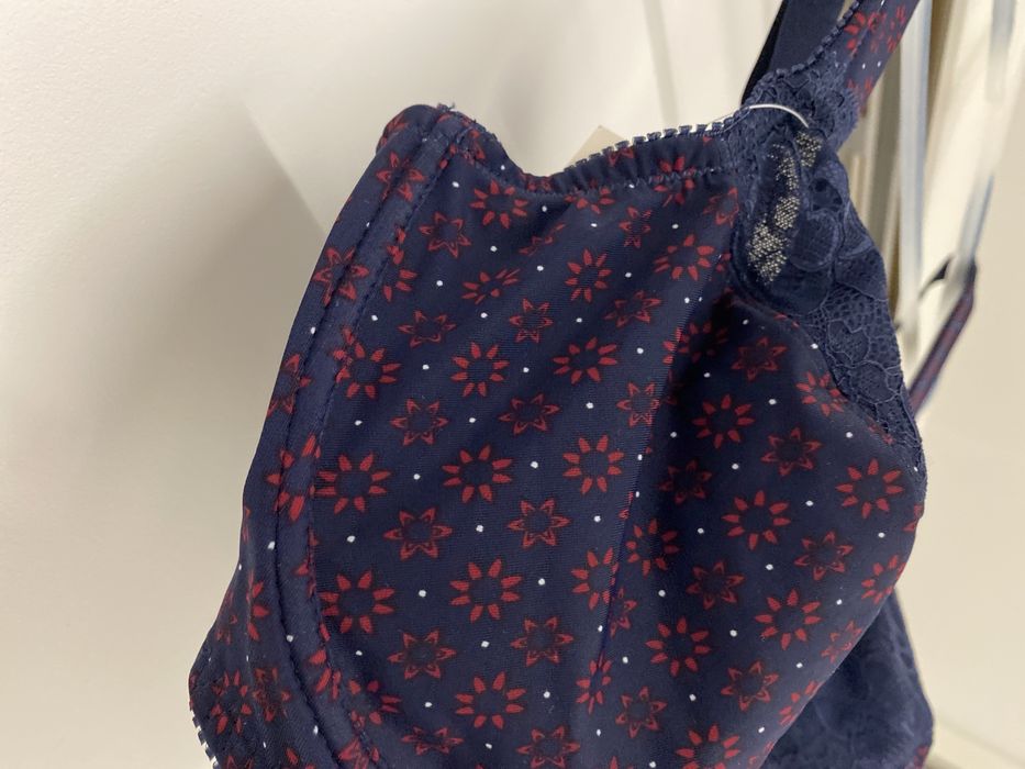 Biustonosz bonprix granatowy nowy