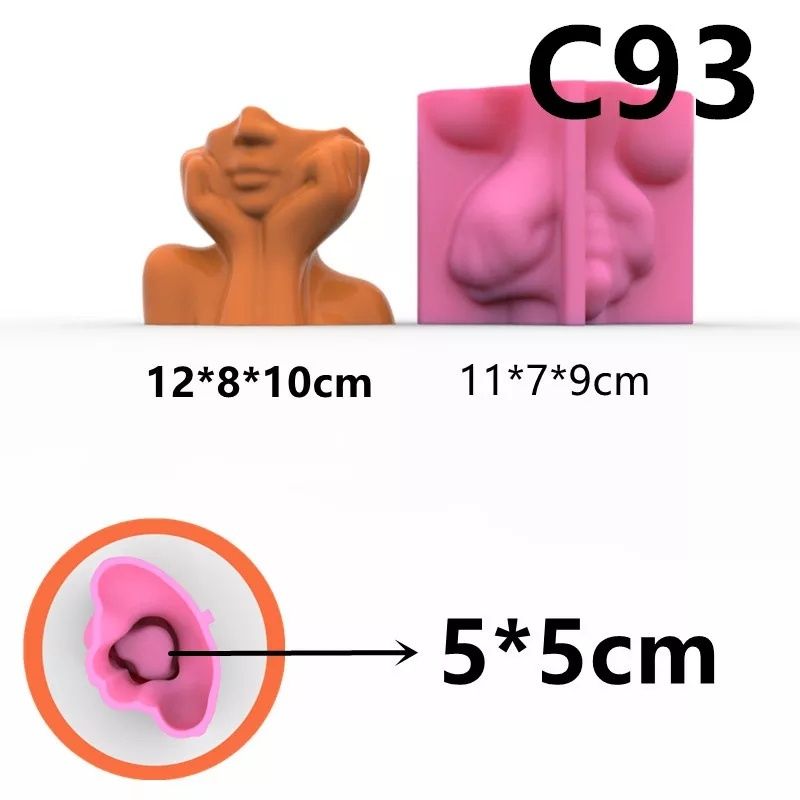 Селиконовые формы для свечей, гипса