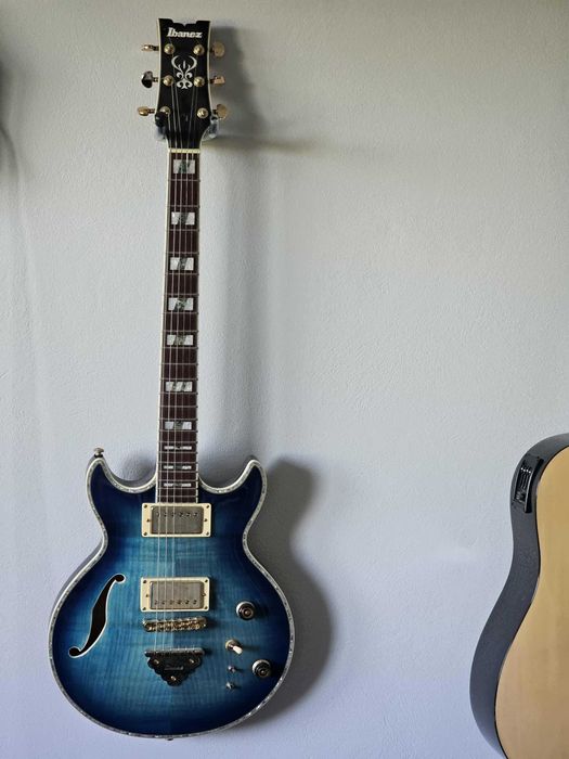 Gitara elektryczna Ibanez AR520HFM-LBB + twardy case + kabel