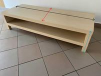 IKEA LACK Szafka pod TV brzoza 150x55cm STAN bdb