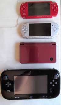 Consolas jogo Nintendo DS XL Wii U Sony PSP edição limitada especial