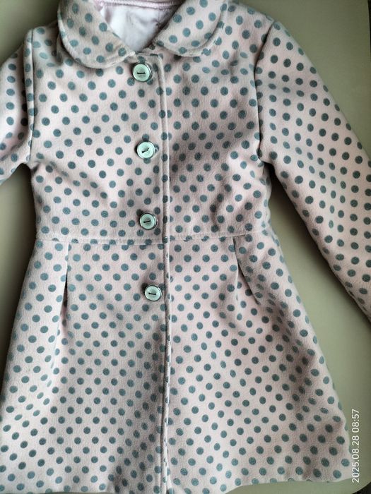 пальто для дівчинки на 3-4 роки