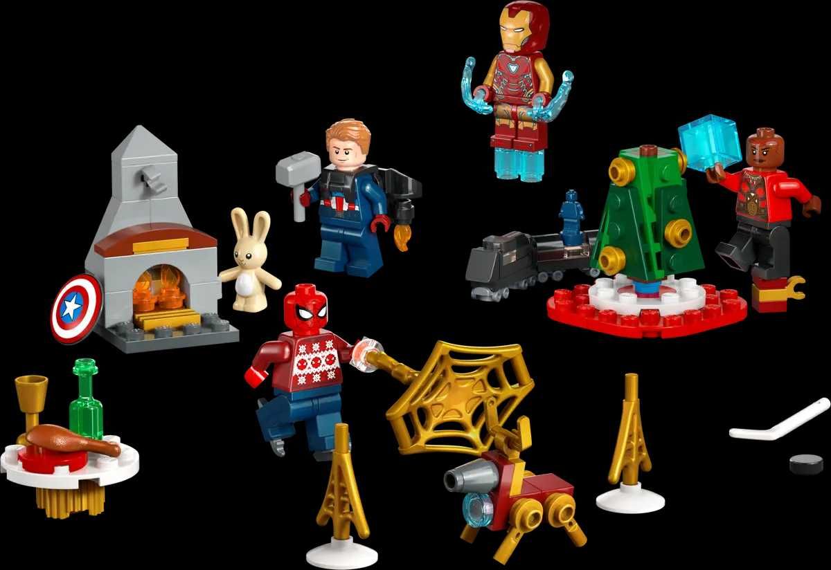 LEGO Новорічний адвент календар MARVEL 2023. МАРВЕЛ Месники ЛЕГО