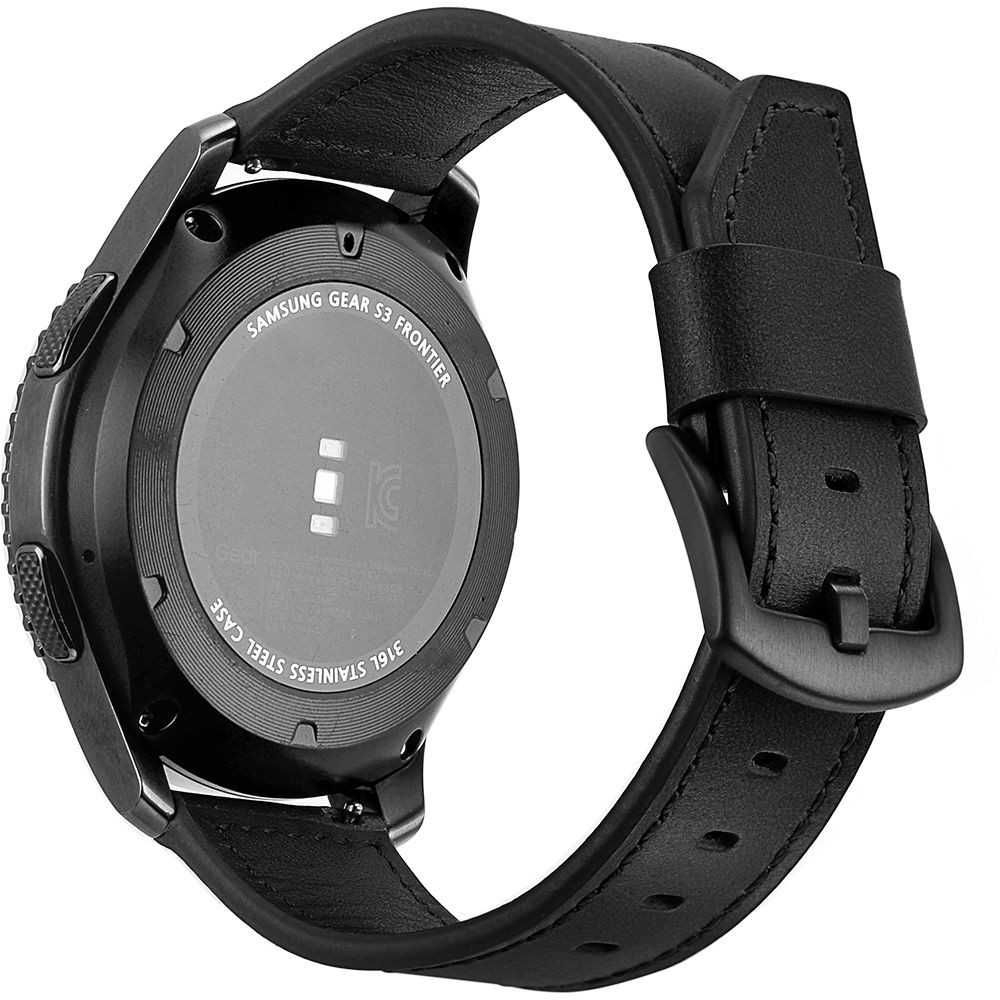 Skórzany pasek do zegarka smartwatch 22mm Ticwatch Pro 3 E2 S2 GTX