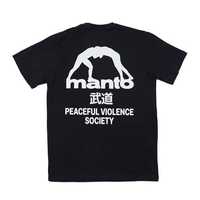 new! футболка manto t-shirt peaceful violence society black