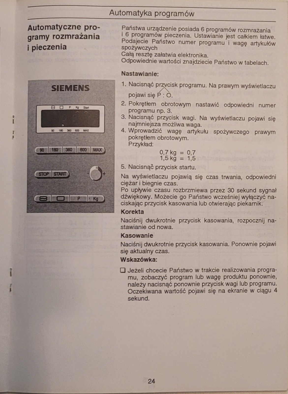 Piekarnik z mikrofalą