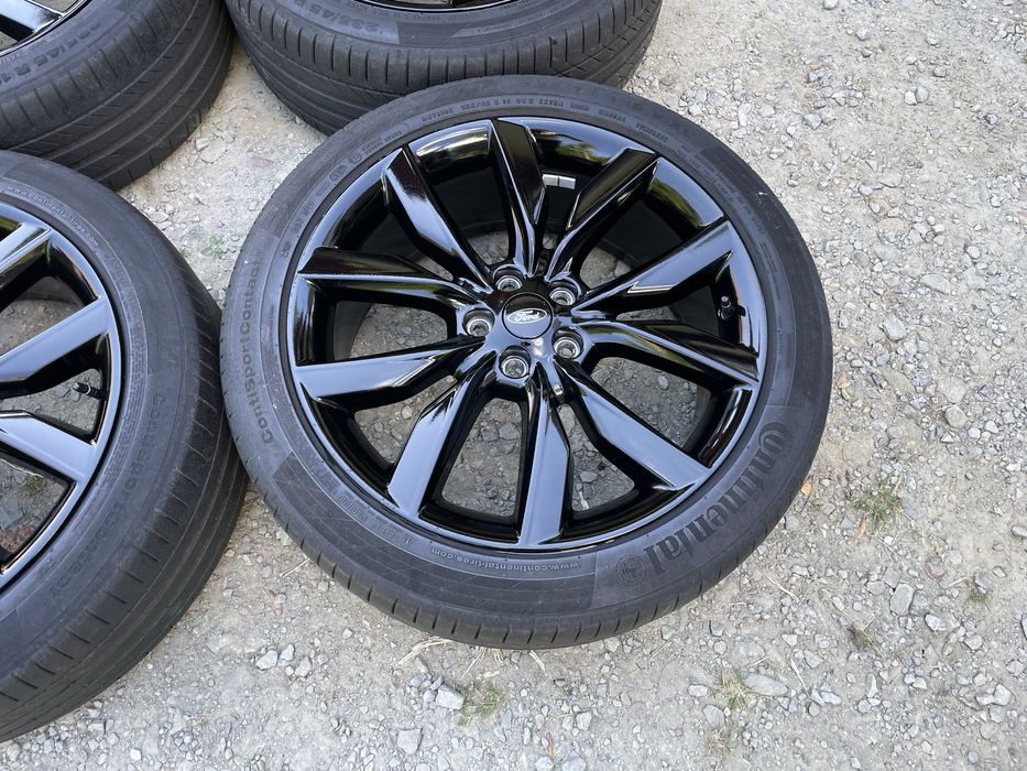 Koła 19” Ford 5x108 Kuga Escape Mondeo Edge CZARNE JAK NOWE OEM z TPMS