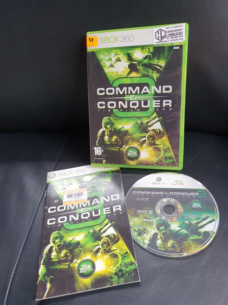 Gra gry xbox 360 Command & Conquer 3 Tiberium Wars unikat