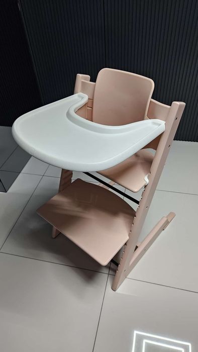 Stokke Tripp Trapp – krzesło do karmienia + Baby Set + akcesoria