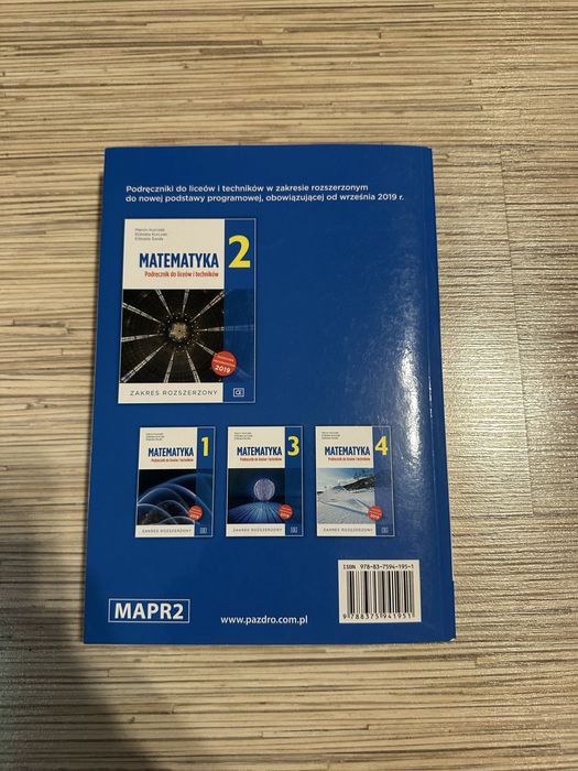 Matematyka 2, zakres rozszerzony