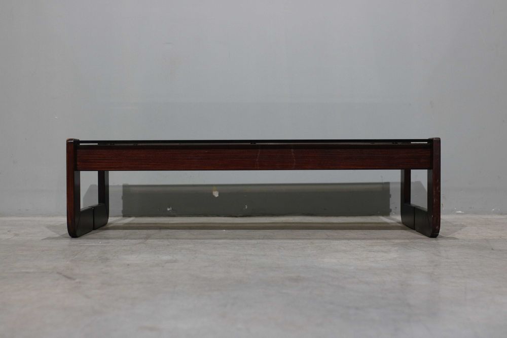 Mesa de centro Percival Lafer em pau santo | Design Brasileiro
