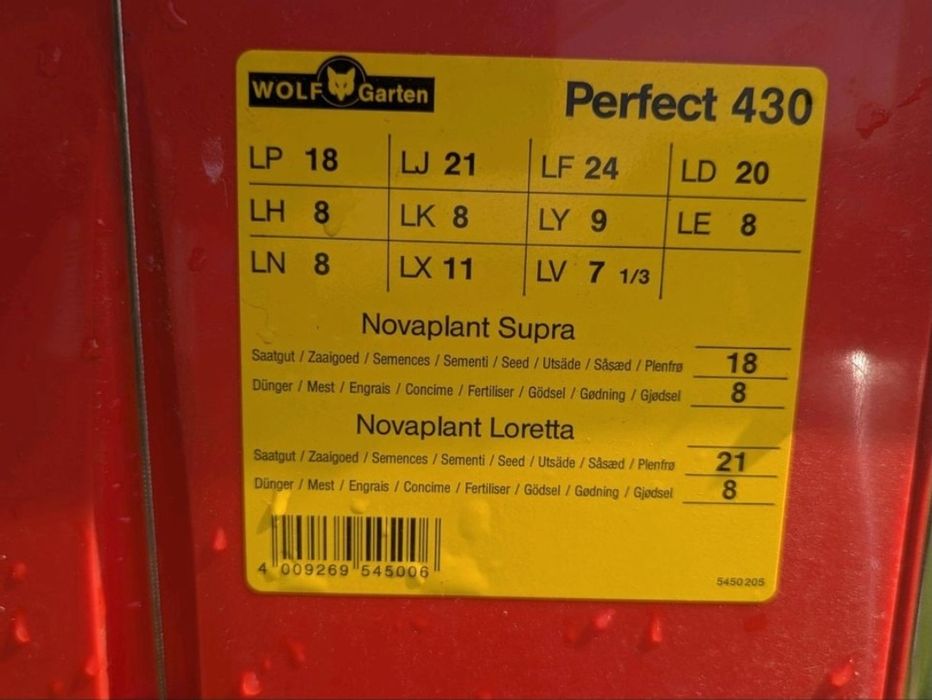 Siewnik Wolf Garten Perfect 430 siewnik do nasion trawy, nawozu