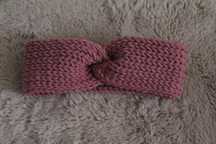 Opaska na głowę, róż, handmade
