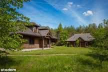 Dom z bala 180 m2 + budynek 60 m2, działka 6100 m2