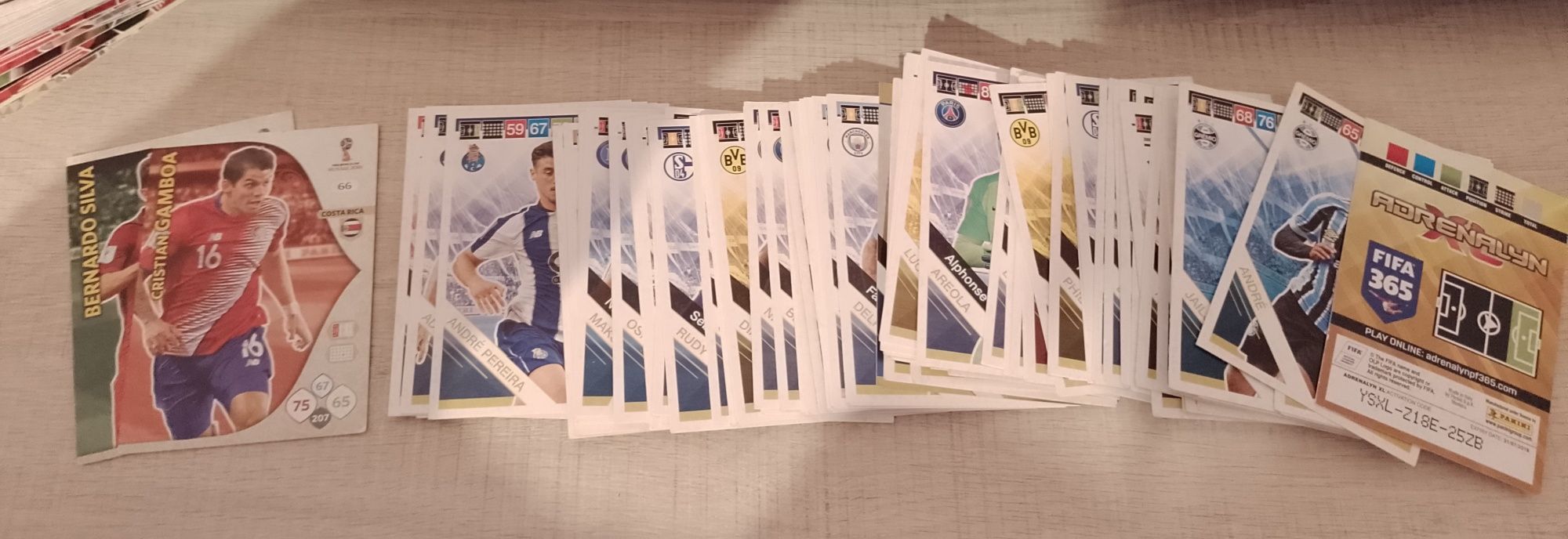 Karty FIFA 365, match attax, world cup russia 2018