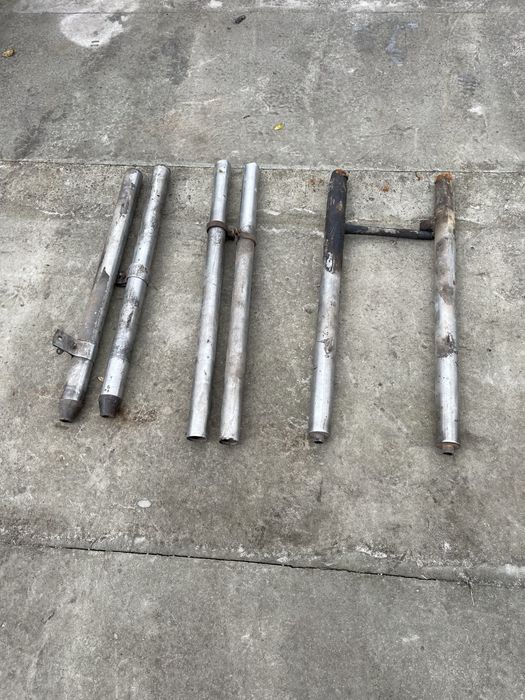 Труби вихлопні з нержавіючої сталі мотоцикла МТ Днепр в хорошому стані