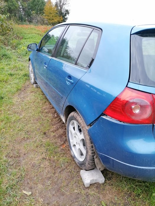 Golf 5 po zdarzeniu.