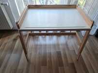 Biurko dla dzieci Ikea Flisat regulowane drewniane 92 x 67 x 72 cm