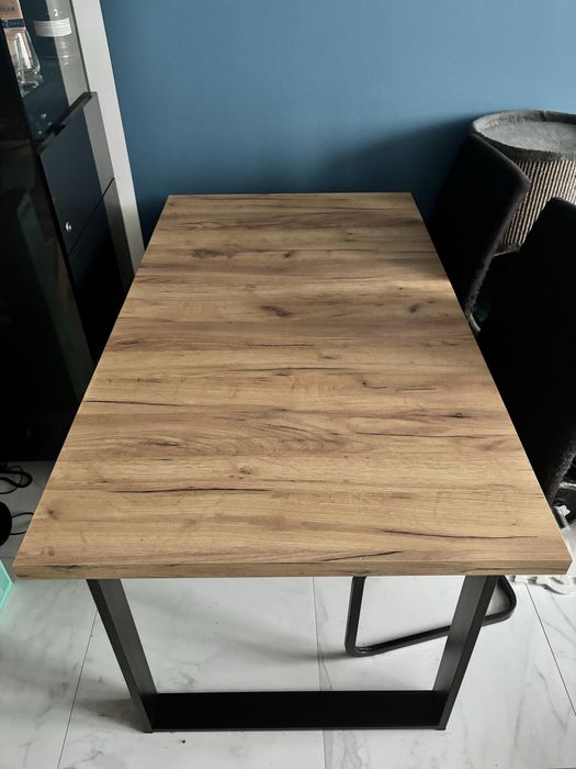 Stół rozkładany w stylu loft 140x80cm (+40cm)