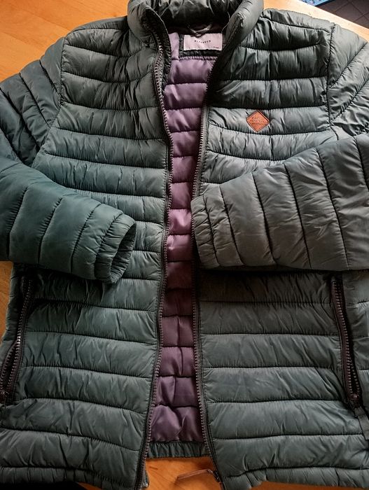 Kurtka pikowana Reserved przejściowa 170 zielona męska