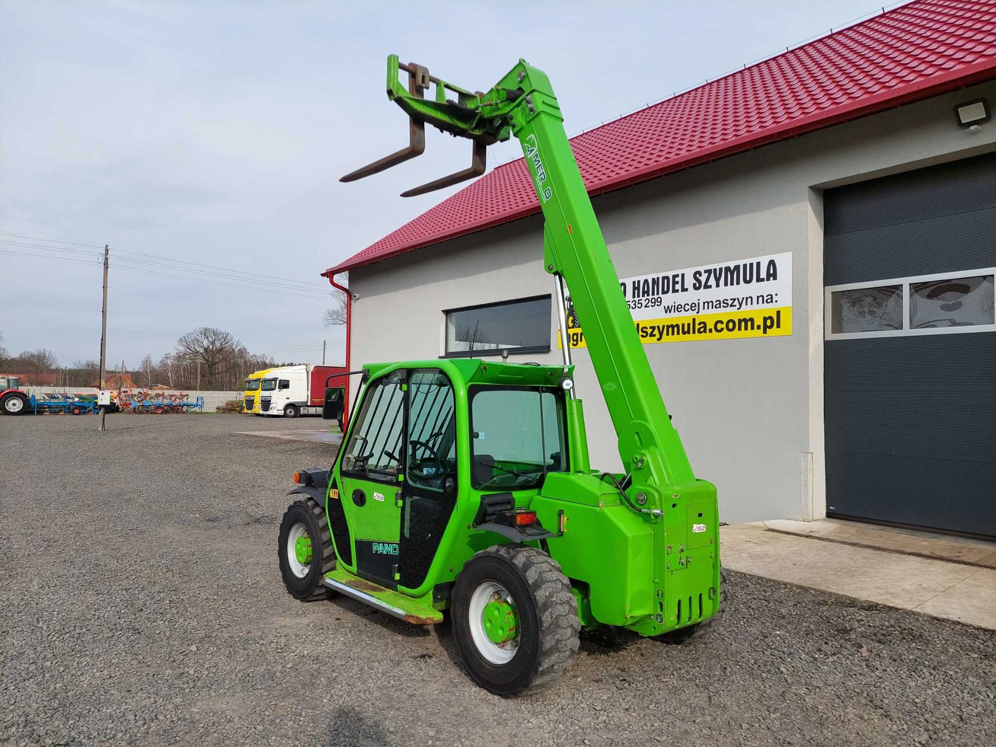 Merlo P 25.6, NISKA 1,9 m, wąska 1.8 m, WIDŁY, Ładowarka