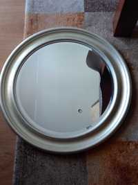 Espelho redondo moldura prateada Ikea