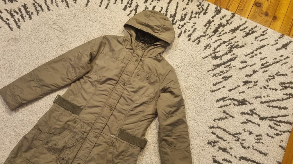 Jak NOWY płaszcz House L 40 kurtka przejściowa wiosenna parka khaki