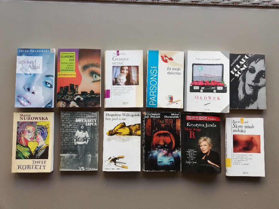 Książka zestaw książek cena za wszystkie